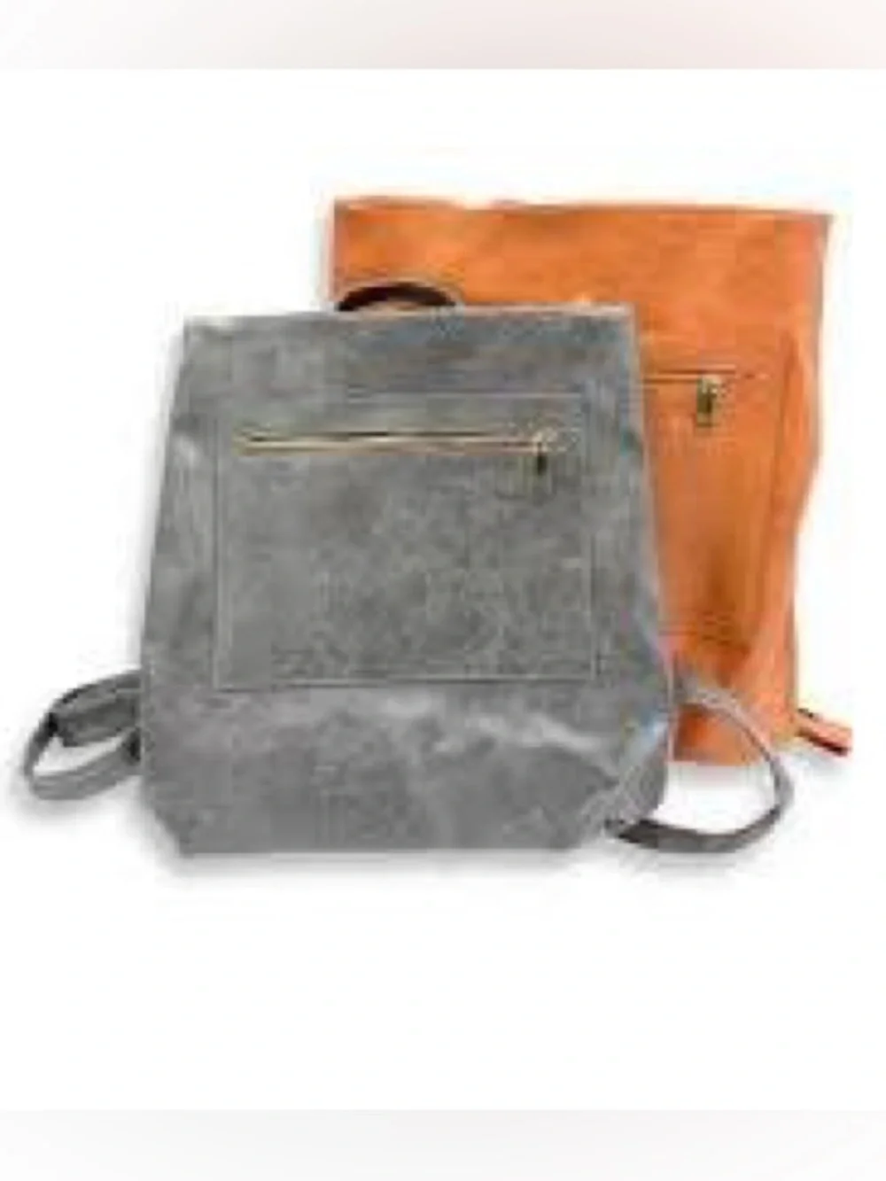 Modern+chic Classic Vegan Leather Backpack - Gray BRAND NEW WITHOUT TAG ❤️